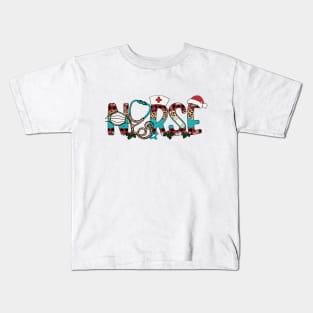 Christmas Nurse Kids T-Shirt